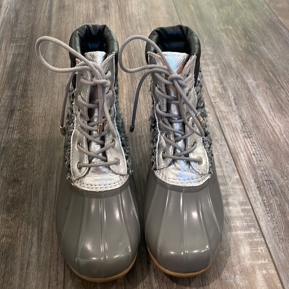 Sam Edelman Caldwell Waterproof Duck Boots Size 5 - Picture 3 of 9